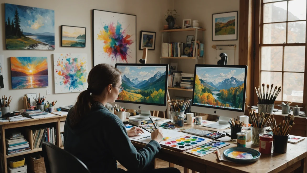 Apprenez l’Art de la Peinture en Ligne: Guide Complet pour Débutants et Passionnés