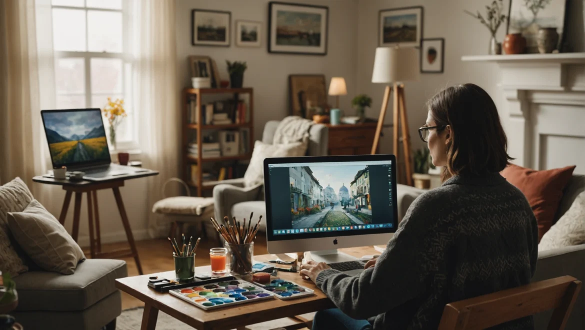 Découvrez le monde de l’art depuis votre salon avec des cours de peinture en ligne.