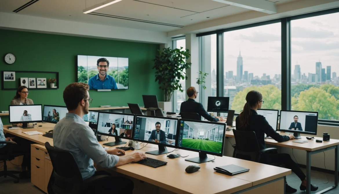 Impact écologique de la visioconférence : réduire votre empreinte sans quitter votre bureau